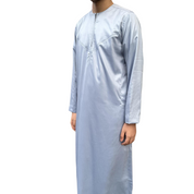 Light Blue Thobe - Silky Finish