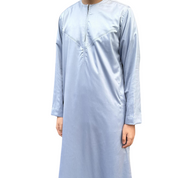 Light Blue Thobe - Silky Finish