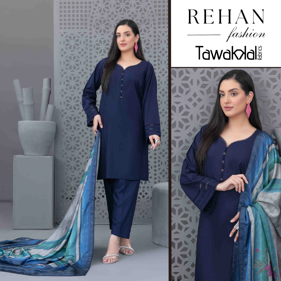 Tawakkal Stitched Printed Suit D-3777