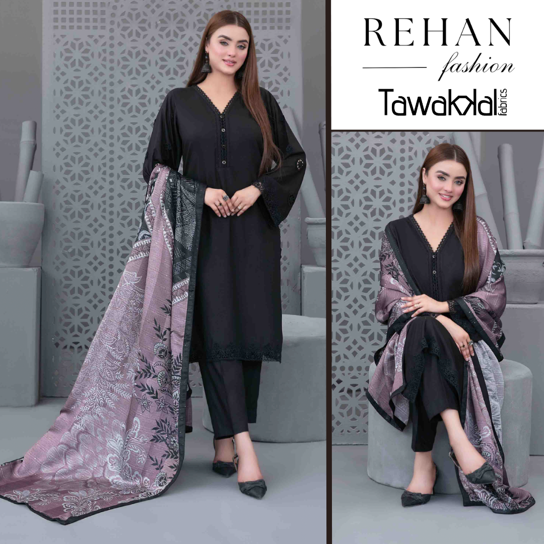 Tawakkal Stitched Printed Suit D-3778