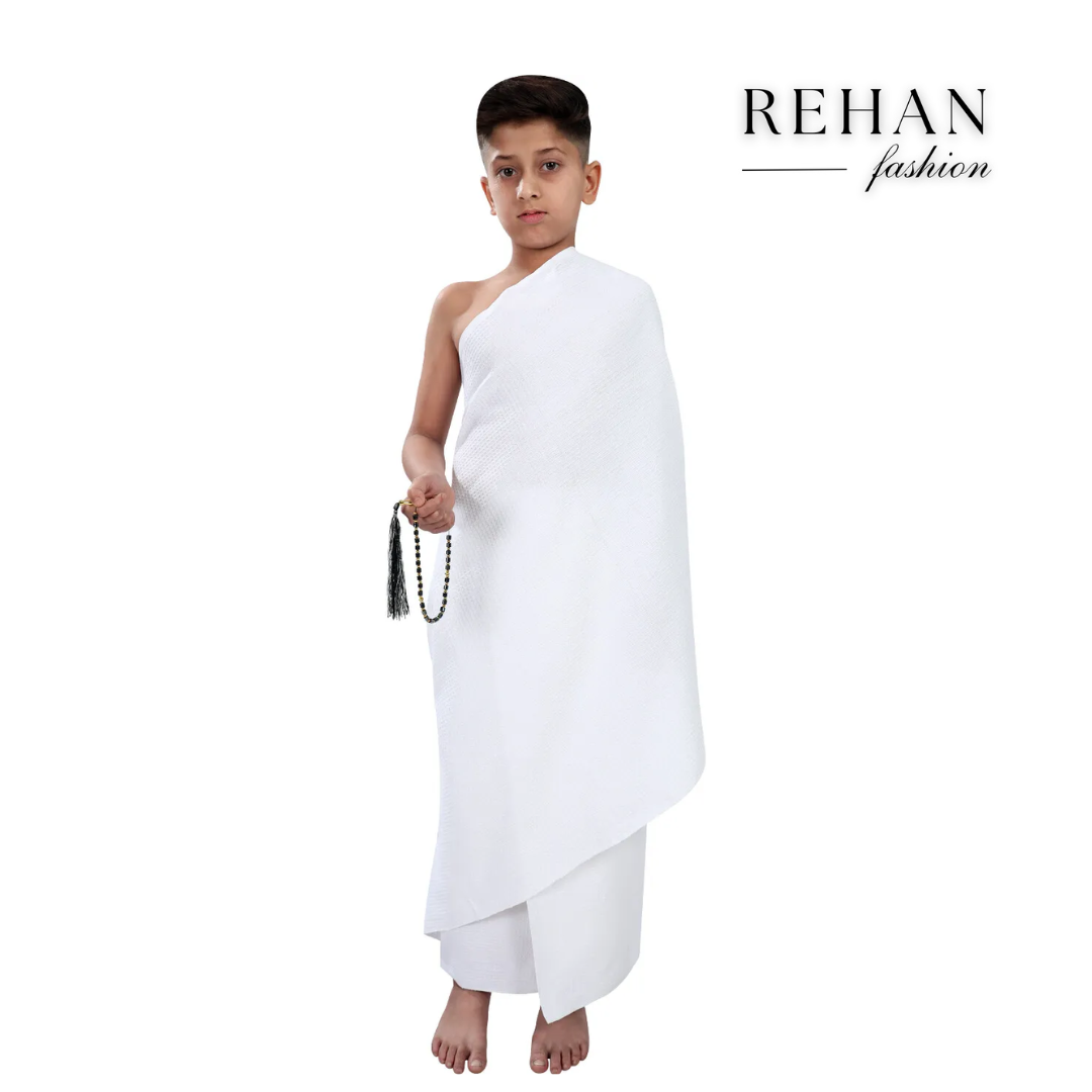 Junior 2 Piece Woven Cotton Ihram